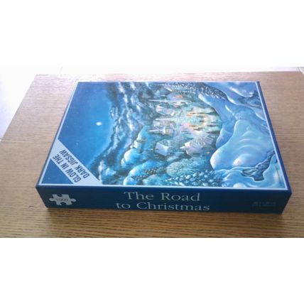 THE ROAD TO CHRISTMAS Glow-in-the-Dark Jigsaw Puzzle (1000 Piece) Express Gifts