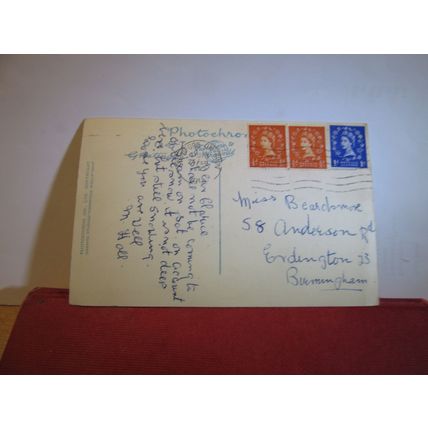multiview, STRATFORD UPON AVON used vintage postcard by Photochrom 1955 pm =