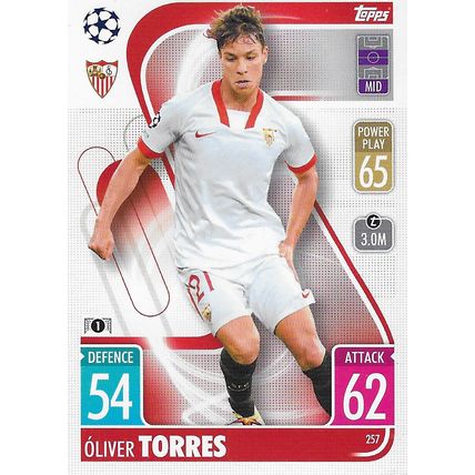 Match Attax UCL/UEL/UECL 2021-22: Sevilla FC, Midfielder - Torres (Óliver)