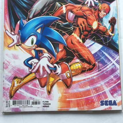 2025 DC Comics Sonic the Hedgehog Cover A & Serg Acuna Variant #3