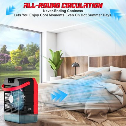 Battery Powered Misting Fan Compatible for Milwaukee M18 18V (No Battery) or USB