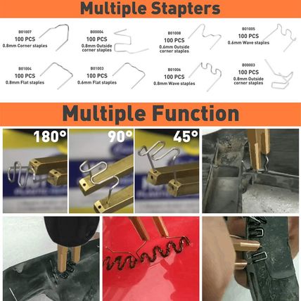 Plastic Welder Repair Machine Kit, 5-Level Adjustable Power, Bumper Plastic Repa