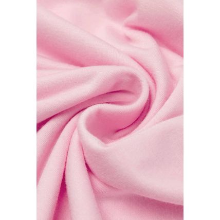 Pink V Neck Hidden Pocket Splits Maxi T-shirt Dress