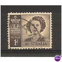 Marriage of Princess Elizabeth stamp.Fine Used.