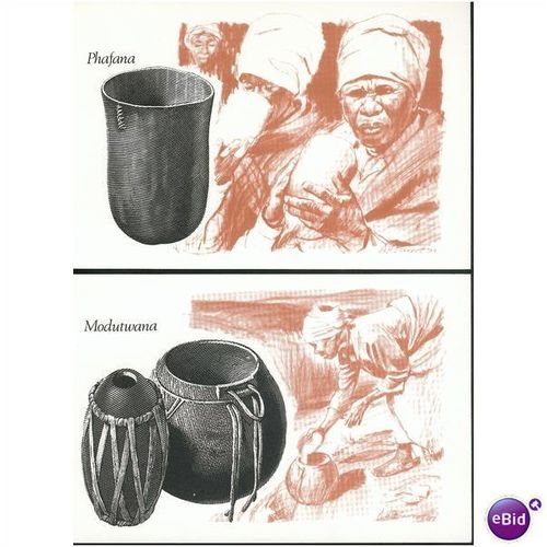 Bophuthatswana x 10 Postcards - Tswana tools