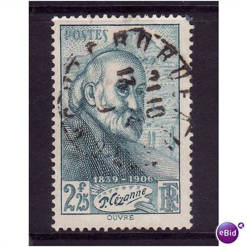 FRANCE 1939 BIRTH CENT PAUL CEZANNE PAINTER FINE USED