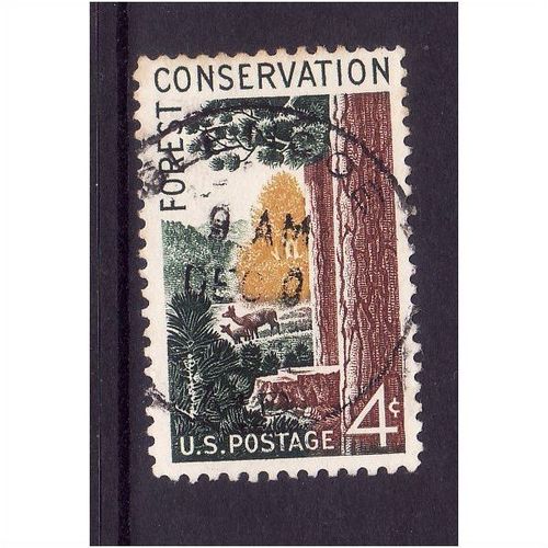 USA 1958 SG 1121 4c FOREST CONSERVATION FINE USED
