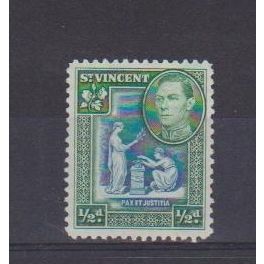 StVincent.SG149 1/2d Blue and Green.Mounted Mint.May16a