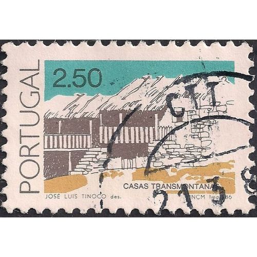 PORTUGAL, Casa Transmontanas, blue 1986, 2.5 Esc, #2