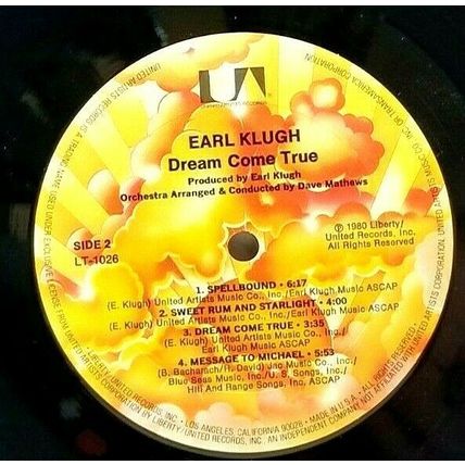 Earl Klugh DREAM COME TRUE LP Vinyl Album 1980 Record (P6)