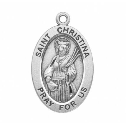 St. Christina Sterling Silver Necklace