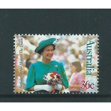 australia stamps mnh 1987 sg1058 sg 1058 royalty queen's birthday