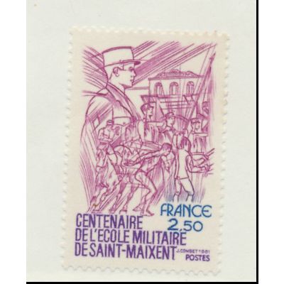 France Scott #1740, Military College Issue From 1981