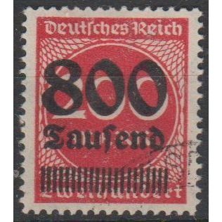 Mi 303A used 1923 Cat € 100