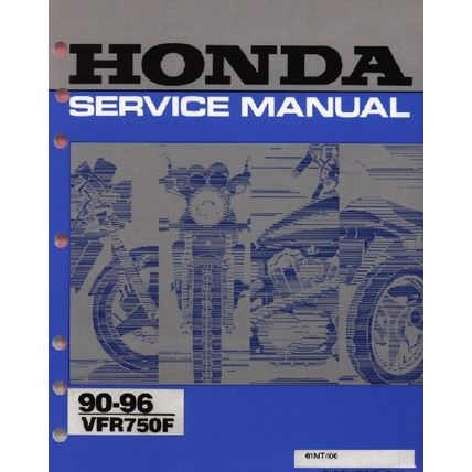 HONDA VFR750F SERVICE MANUAL 1990-1996 MOTORCYCLE 306 PAGES IN ENGLISH