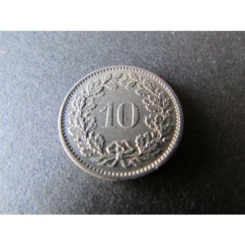 1975 SWITZERLAND TEN RAPPEN FREE POST. O