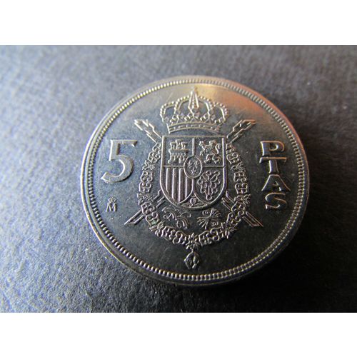 1982 SPAIN FIVE PESETAS FREE POST. D