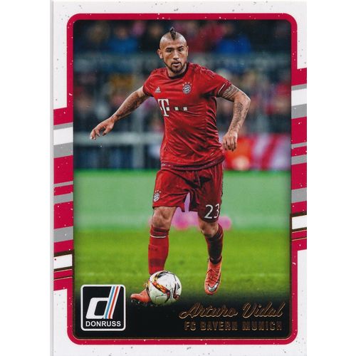 2016 Donruss Soccer 34 Arturo Vidal FC Bayern Munich