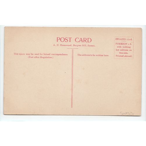Amberley Church West Sussex A H Homewood Postcard