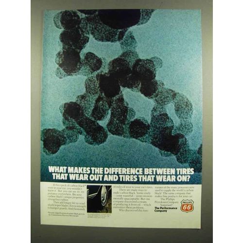 1974 Phillips 66 Oil Ad - Tires That Wear On