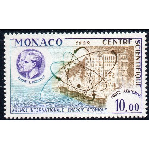 Monaco Sg729 10f violet brown & blue mint never hinged (G85)