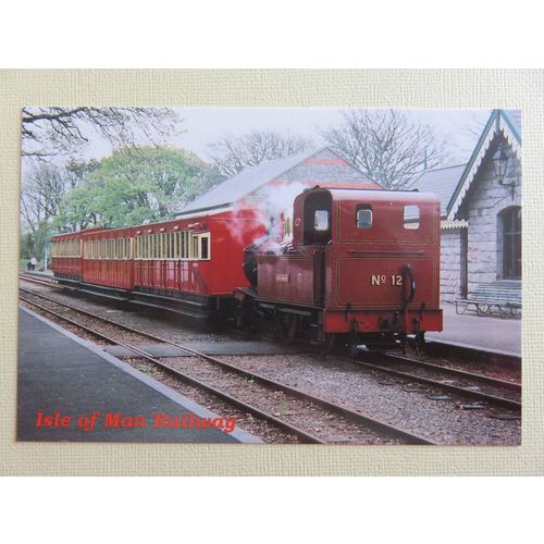 Isle of Man Railway, No.12 Hutchinson Postcard