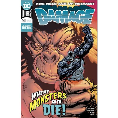 Damage (2018) #14 DC Comics METAL Monster Island Ethan Avery