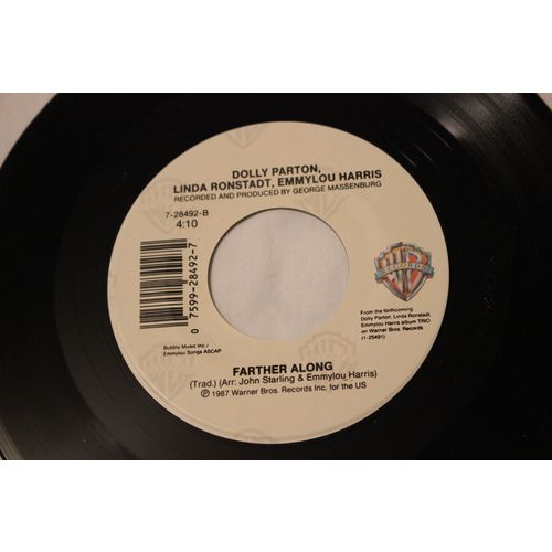 Dolly Parton, Linda Ronstadt, Emmylou Harris 45 & Picture Sleeve-TO KNOW HIM I