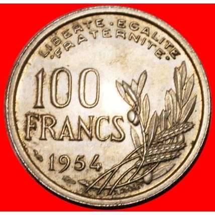 TORCH ★ FRANCE ★ 100 FRANCS 1954! ★LOW START★NO RESERVE