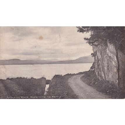 Arbutus Rock Waterville County Kerry Antique Postcard