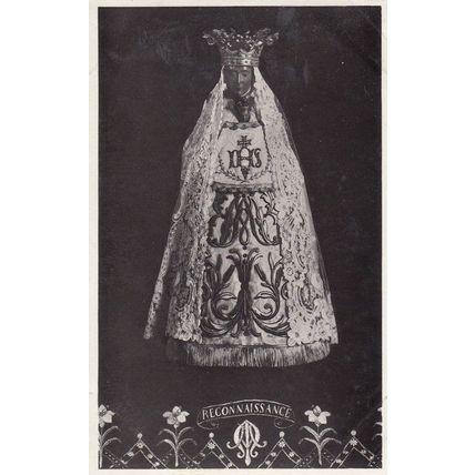 Tongre Note Dame Statue De La Vierge Miraculeuse Reconnaisance Belgium Postcard