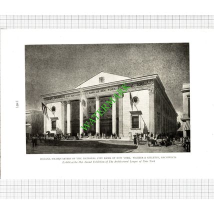 Havana National City Bank Of New York / St Martin's Church Providence Rhode 1926