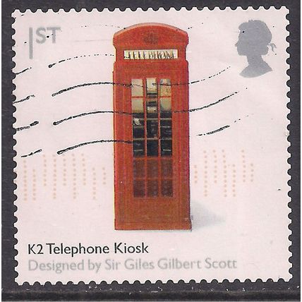 GB 2009 QE2 1st British Design Classic K2 Telephone Kiosk S/A SG 2911 ( K317 )
