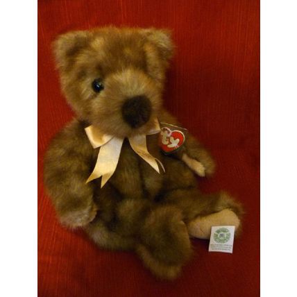 TY CLASSIC BABY GINGER ARTICULATED BROWN BEAR 5108
