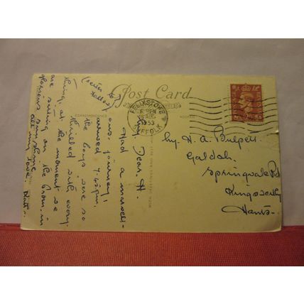 multiview, FELIXSTOWE Suffolk. used postcard by J. Salmon 1953 pm =