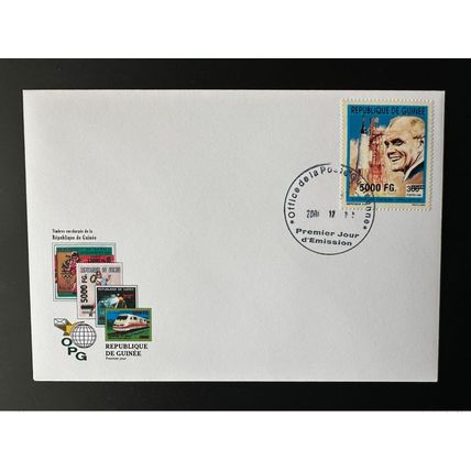 Guinée 2008 FDC Mi. 6309 Surchargé Espace Space Mercury John Glenn USA