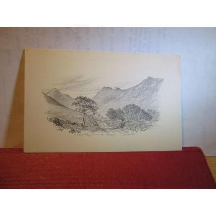GLEN SANNOX, ISLE OF ARRAN in pencil. unused vintage postcard by Judges. =