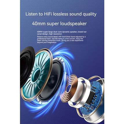 Kuchao Graffiti Bass Headset Wireless Bluetooth Headset