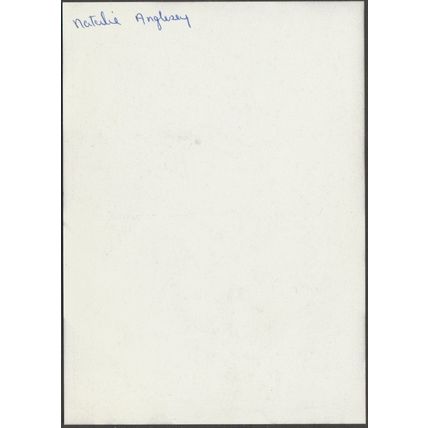 Natalie Anglesey, BBC Radio Manchester, c.1980s - Publicity Card