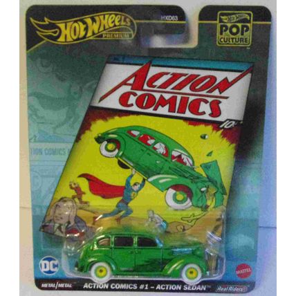 HOT WHEELS ' POP CULTURE ' ACTION COMICS # 1 ACTION SEDAN (2024)