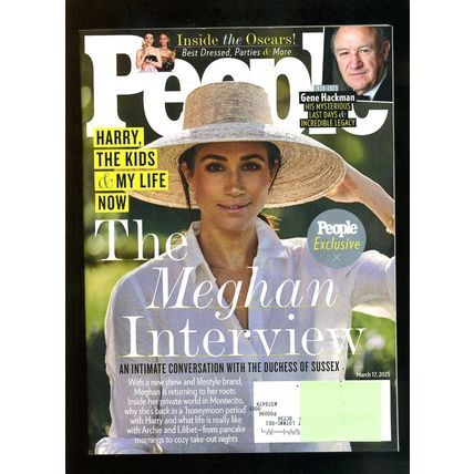 PEOPLE MAGZ. March 17, 2025 "The Meaghan interview" Duccess of Sussex" Oscars