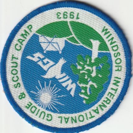 Scout Badge UK Jamboree - Wings 1993 - Used (J1)