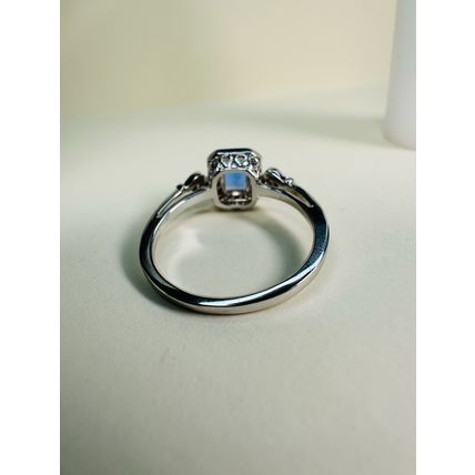 Bomb Party Sz10 Revealed BP Ring Fashion Jewelry RBP Brilliant Blue Rhodium P