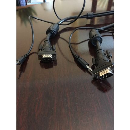 Laptop to TV VGA - Belkin E306792 3m cable 15 pin AWM, VW-1, 20276, with Jack
