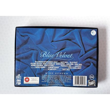 Blue Velvet - David Lynch (Wide Screen Collector's Edition Box VHS PAL 1992)