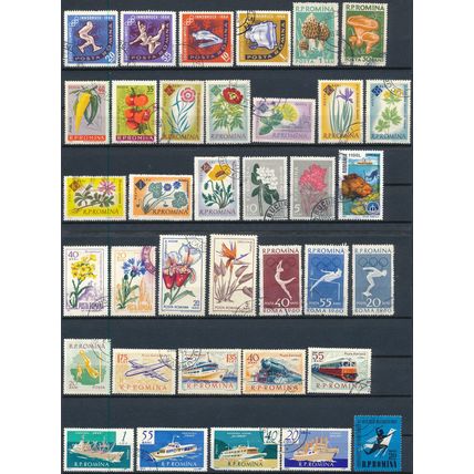 737 Stamp Selection - Romania - Used Hinged & Cancelled to Order