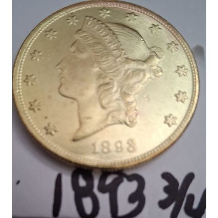 9 Golden Coin Reproduction Coins 1/4 to 3/4 Rounds BU Mint US Lot 1849-1933