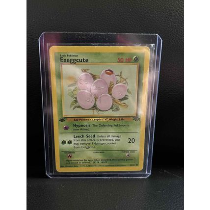 Exeggcute - 52/64 - Common - 1st Edition Jungle Pokemon Trading Card