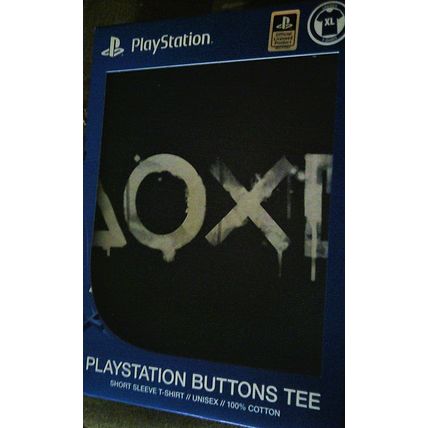 Playstation buttons logo Men's X Large t'shirt new in box
