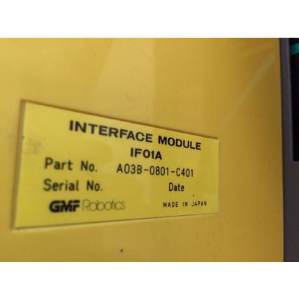 FANUC A03B-0801-C460,RC01B,IF01A,A03B-0801-C00  8,A20B-1001-0570,ID16D,OD16H,ED